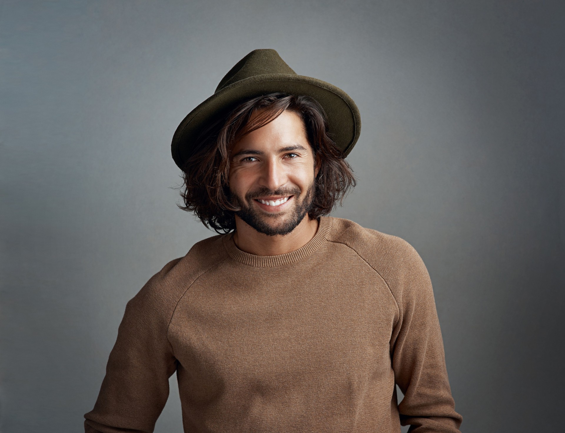 His hat game is strong
